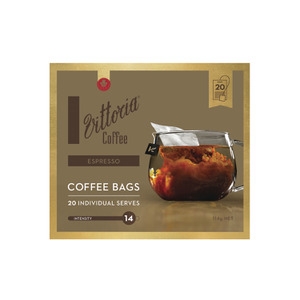 Vittoria Coffee Bags Espresso Blend 20 Pack