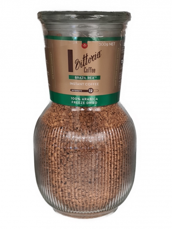 Vittoria Coffee Instant Brazil Rex Vase 300g