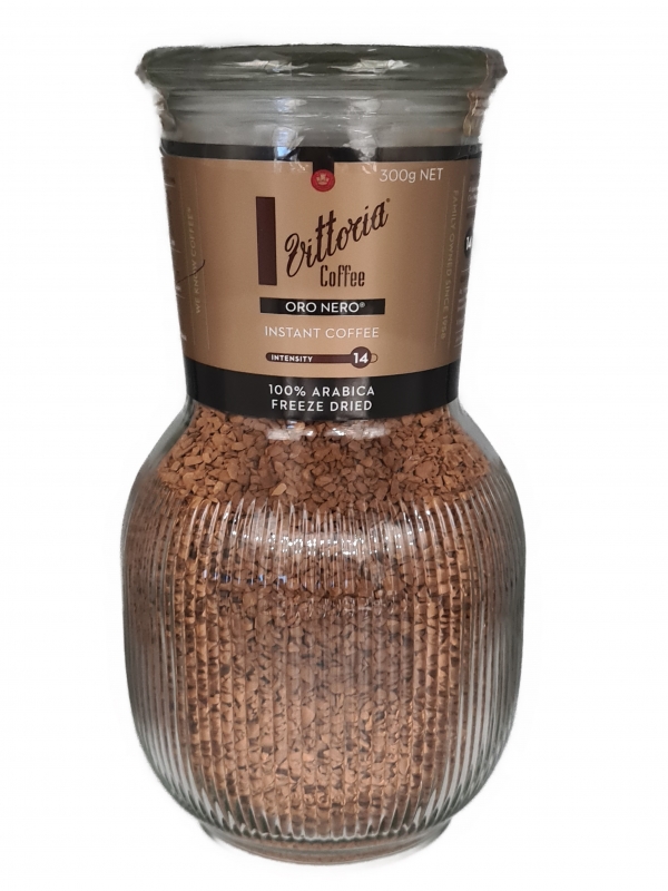 Vittoria Coffee Instant Oro Nero Vase 300g