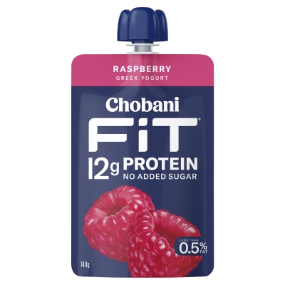 Chobani Fit Yoghurt Pouch Raspberry 140g