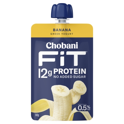 Chobani Fit Yoghurt Pouch Banana 140g