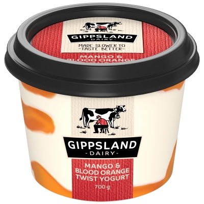 Gippsland Dairy Yoghurt Mango & Blood Orange Twist 700g