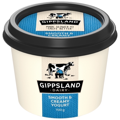 Gippsland Dairy Yoghurt Smooth & Creamy 700g