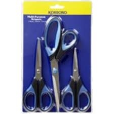 Korbond Scissors 3 Pack