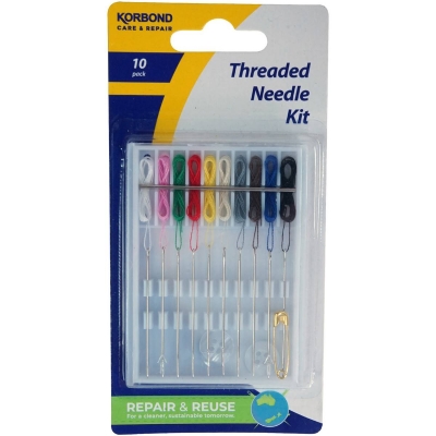 Korbond Threaded Needle Kit 10 Pack