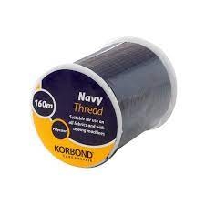 Korbond Thread Poly Navy 160m