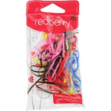 Redberry Elastics Snagless Small Coloured 75 pack