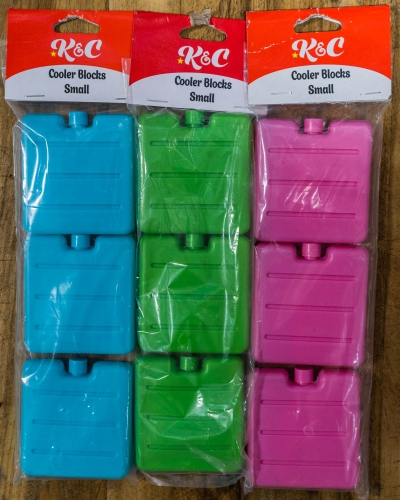 Cooler Blocks Small 3 Pack Asst Colours