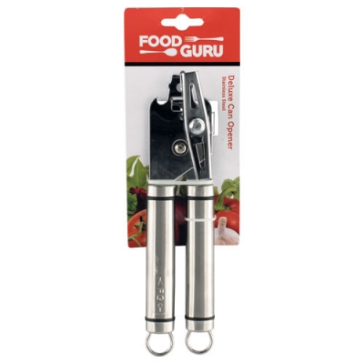 Food Guru Stainless Steel Can Opener Deluxe