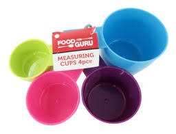 Food Guru Cup Measuring 4 Piece