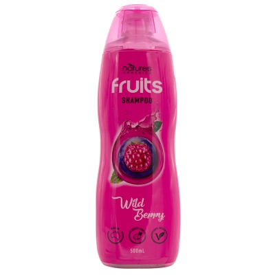 Natures Organics Fruits Shampoo Wild Berry Daily Shine 500ml