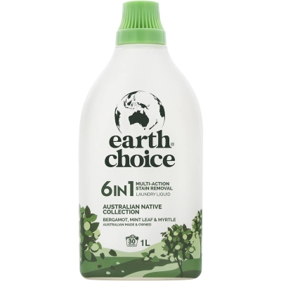 Earth's Choice Laundry Liquid Bergamot Mint & Myrtle 1lt