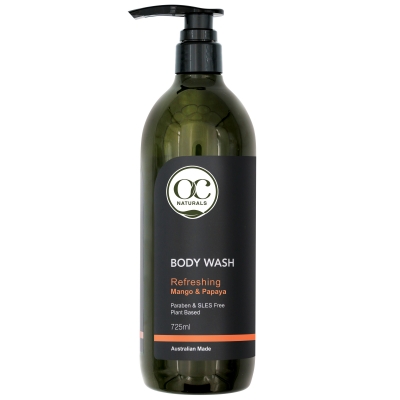 OC Naturals Body Wash Refreshing Mango & Papaya 725ml