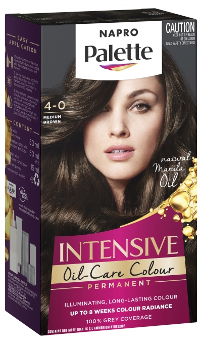 Napro Palette Intensive Permanent Hair Colour Medium Brown #4-0