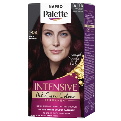 Schwarzkopf Napro Palette Intensive Permanent Hair Colour Black Burgundy 1.08