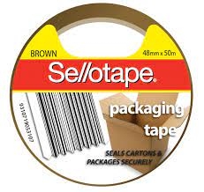 Sellotape Packaging Tape Brown 48mm X 50m