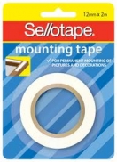 Sellotape Mounting Tape 12mm x 2m