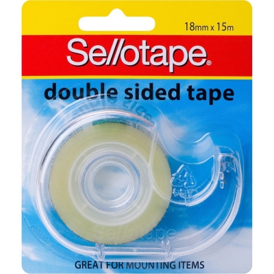 Sellotape Double Sided Tape 18mm x 115m