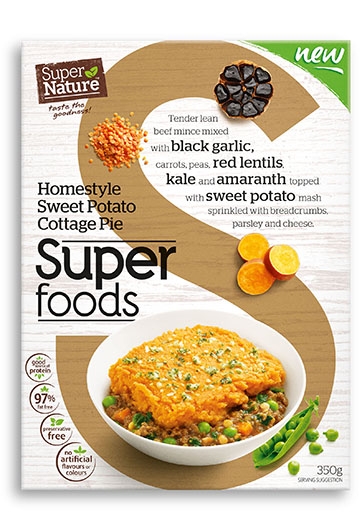 Super Nature Super Foods Sweet Potato Cottage Pie 350g