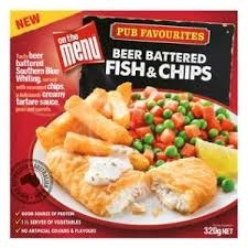 On the Menu Beer Battered Fish & Chips 320g