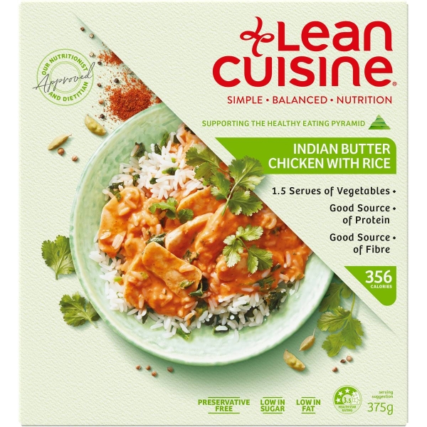 Lean Cuisine Butter Chicken & Rice 375g