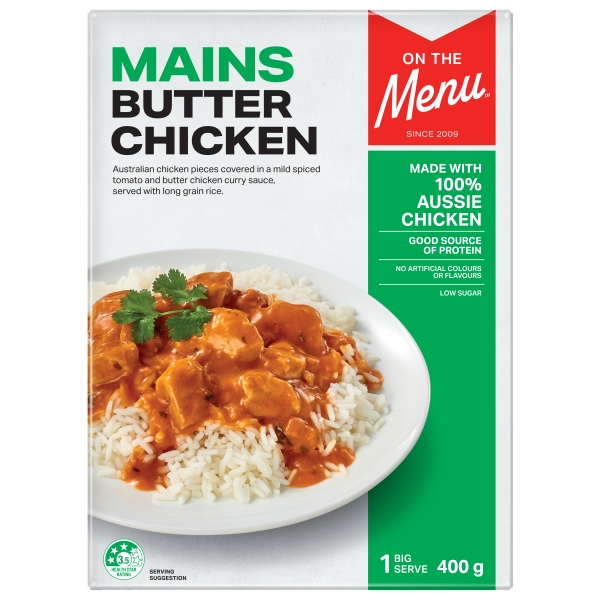 On The Menu Butter Chicken 400g