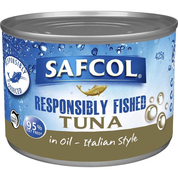 Safcol Responsibly Fished Tuna in Olive Oil 425g