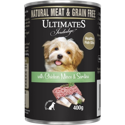 Ultimates Indulge With Chicken Mince & Sardine 400g