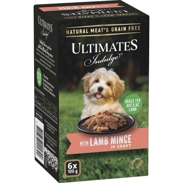 Ultimates Indulge Lamb Mince In Gravy 6 x 100g