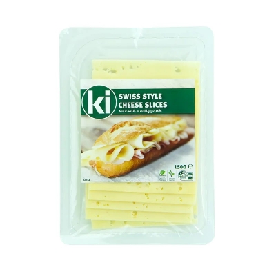 KI Swiss Style Cheese Slices 150g