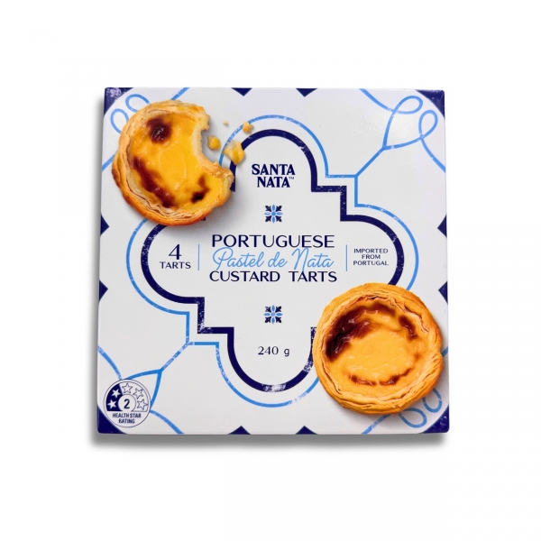 Santa Nata Portuguese Tarts 4 Pack 240g