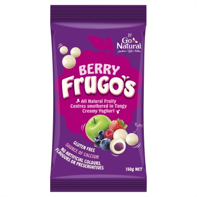 Go Natural Berry Frugo's 150g