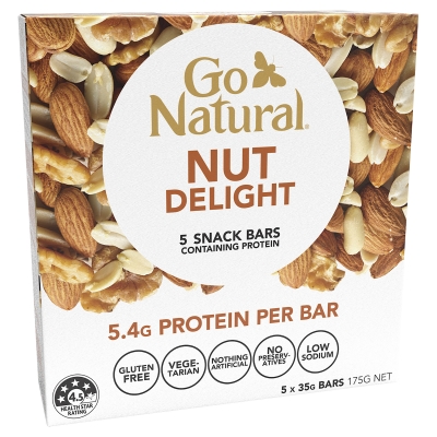 Go Natural Nut Delight 5 Bars 175g