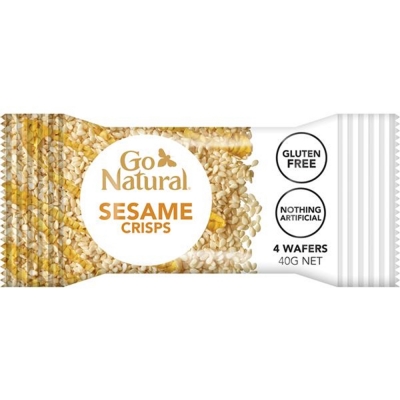 Go Natural Sesame Crisps 40g