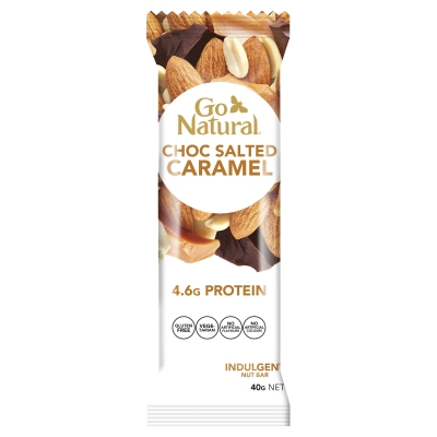 Go Natural Bar Choc Salted Caramel 40g