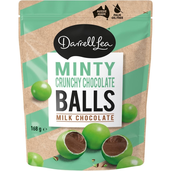 Darrell Lea Balls Minty Crunch 168g