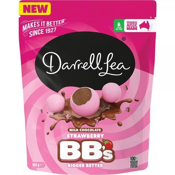 Darrell Lea BB's Strawberry 168g