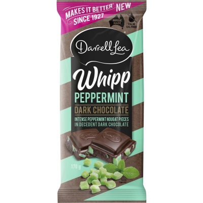 Darrell Lea Dark Chocolate Peppermint Block 170g