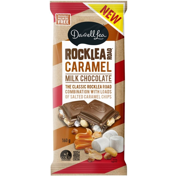 Darrell Lea Block Rocklea Road Caramel 160g