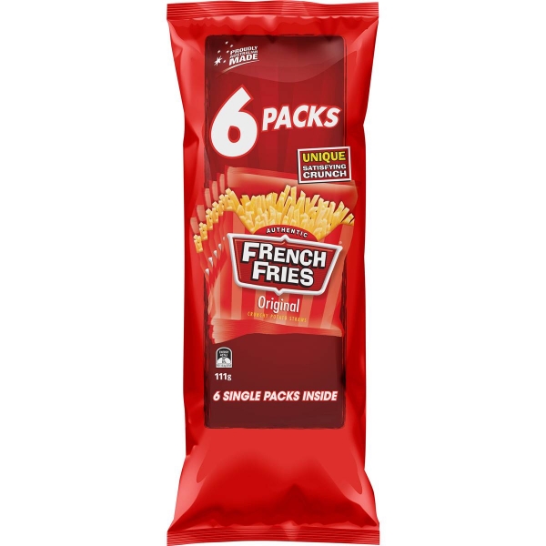 French Fries Original 6 Pack 111g