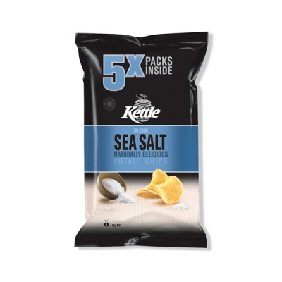 Kettle Original Sea Salt Chips 5 Pack 92g