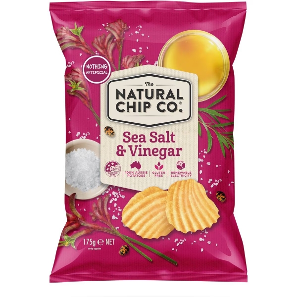 Natural Chip Company Sea Salt & Vinegar Chips 175g