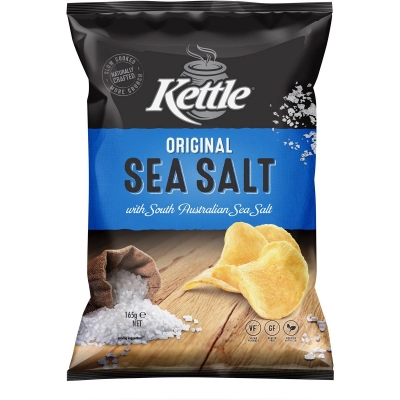 Kettle Chips Sea Salt 165g