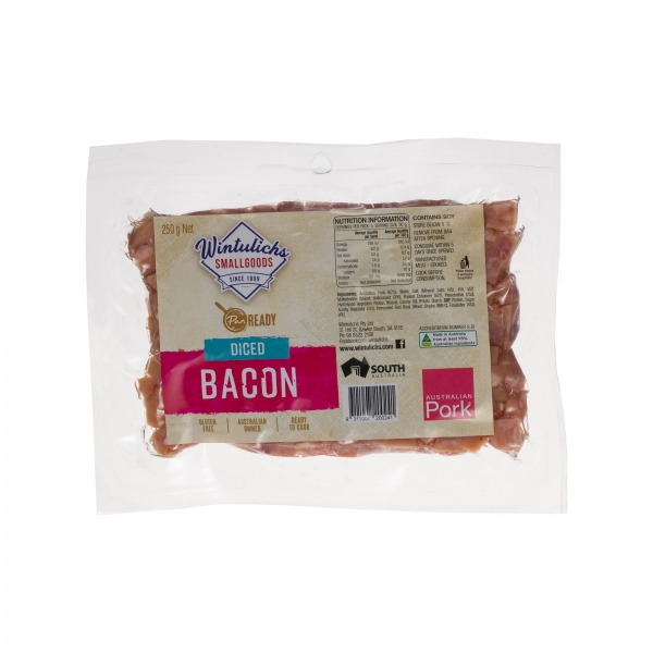 Wintulichs Bacon Diced 250g