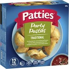 Patties Party Pasties 12 Pack 500g