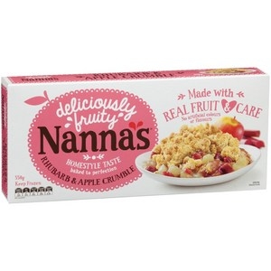 Nanna's Crumble Rhubarb & Apple 550g