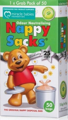 Nappy Sacks 50 Pack