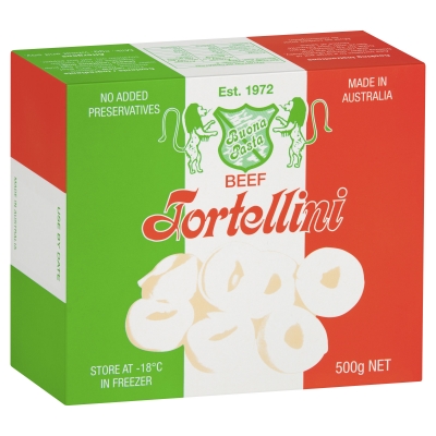 Buona Pasta Frozen Beef Tortellini 500g