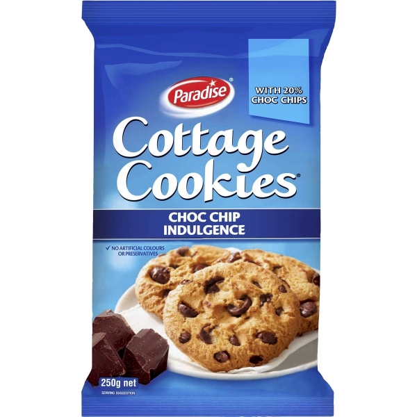 Paradise Cottage Cookies Chocolate Chip Indulgence 250g