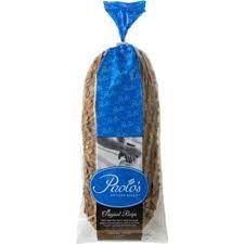 Paolo's Organic Dark Rye Sourdough Sliced 700g